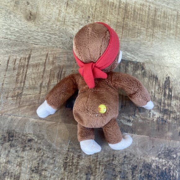 Marvel Toys CURIOUS GEORGE Movie Official Beanie Plush   Toy Monkey 2006 - Picture 5 of 8